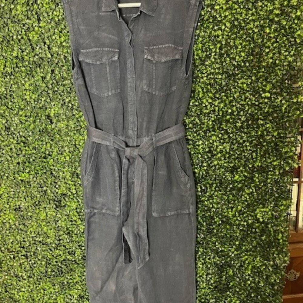 YFB Young Fabulous & Broke Cuba Jumpsuit Navy Blue NWOT - Size 12